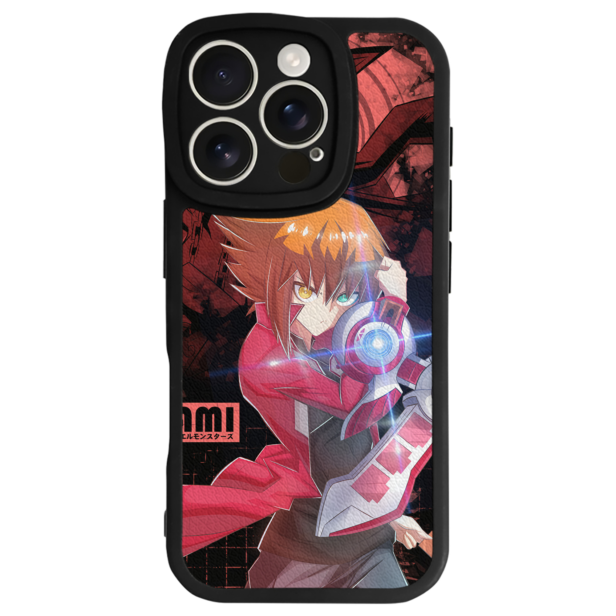 （画像用） 遊☆戯☆王 Yu-Gi-Oh! 【iPhone 16シリーズ対応】シリコンスマホケース（レザー調） 材質：シリコン